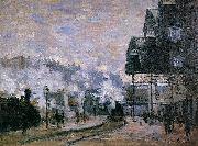 Saint-Lazare Station, the Western Region Goods Sheds Claude Monet